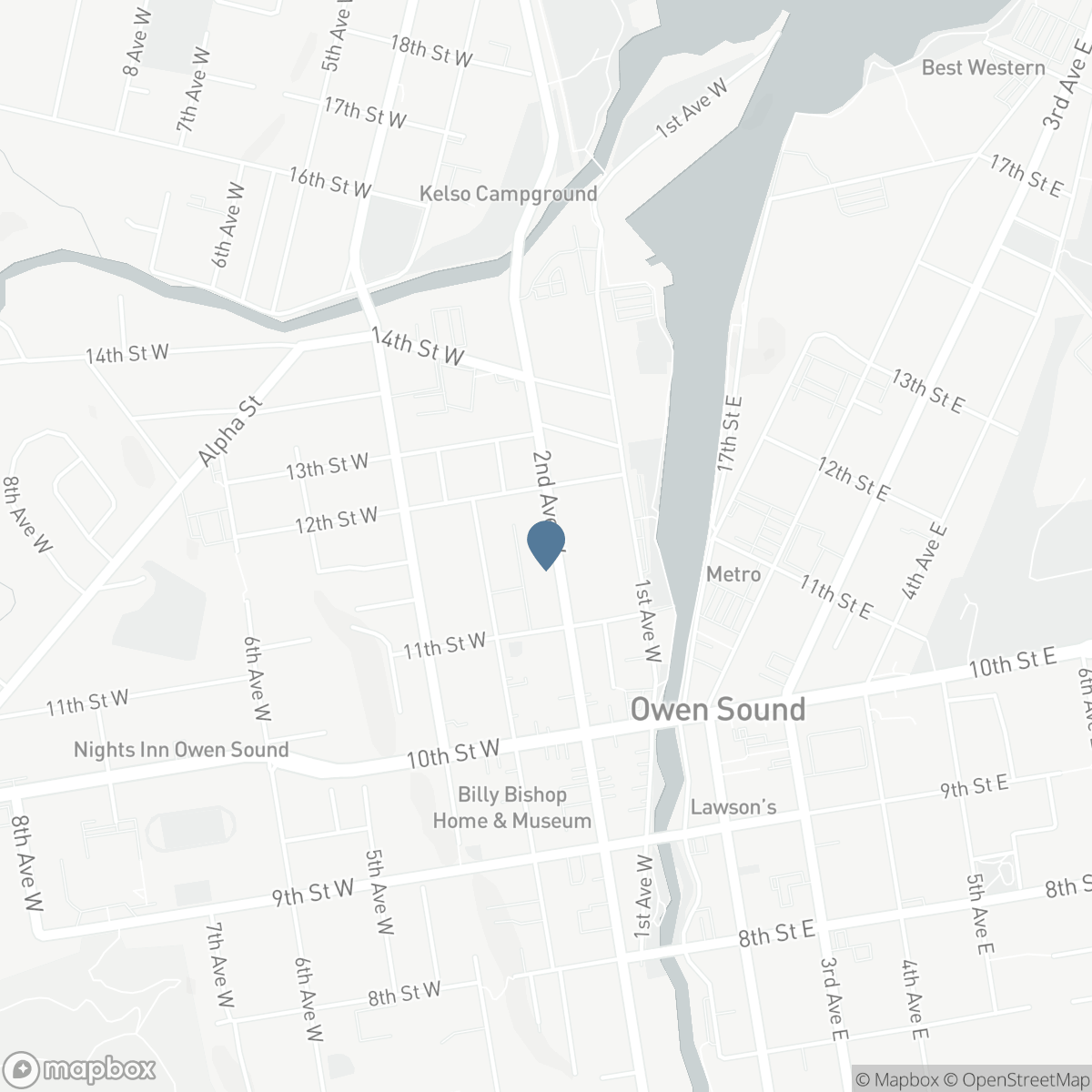 1160 2ND AVENUE W, Owen Sound, Ontario N4K 4N2